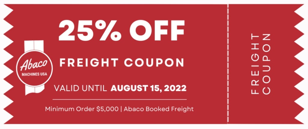 25% Abaco Freight coupons - socal digital agency